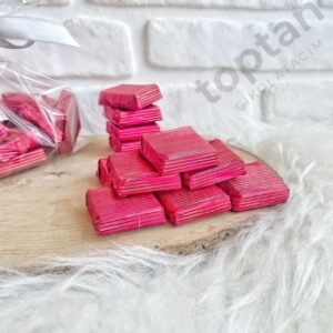 Kare Oluklu Çikolata [Kırmızı]