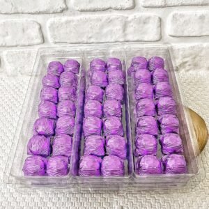 Oluklu Prizma Çikolata [Mor]