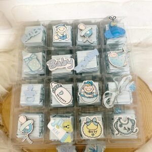 Mavi Karışık Dekorlu Çikolata