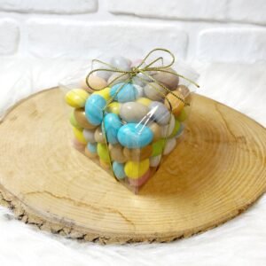 600 Gram Karışık Renk Çikolatalı Badem Draje