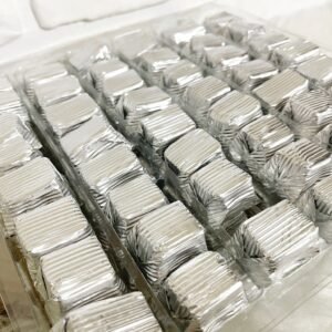 Oluklu Kayısı Dolgulu Çikolata [ Gümüş ]