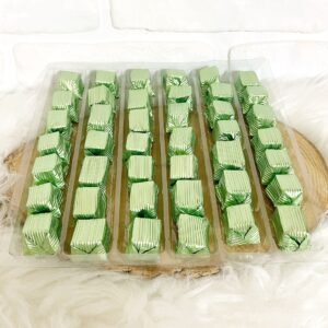 Oluklu Kayısı Dolgulu Çikolata [ Yeşil ]