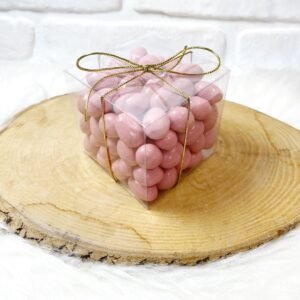 600 Gram Pembe Renk Çikolatalı Badem Draje