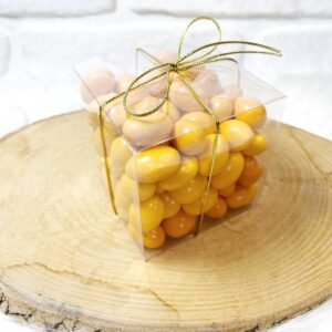 600 Gram Turuncu Renk Çikolatalı Badem Draje