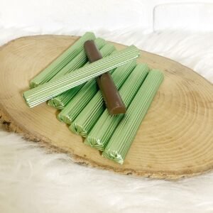 Oluklu Stick Çikolata [ Yeşil ]