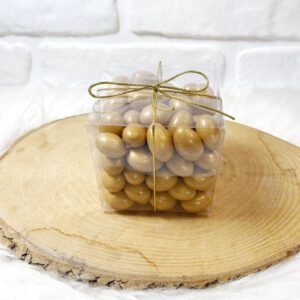 600 Gram Gold Renk Çikolatalı Badem Draje