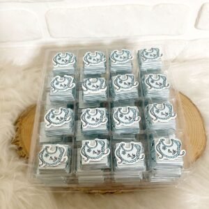 Mavi Bebek Önlüğü Dekorlu Çikolata