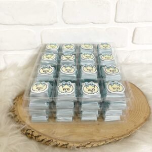 Mavi Bebek Önlüğü Dekorlu Çikolata