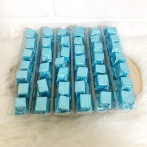 Oluklu Kayısı Dolgulu Çikolata [ Mavi ]