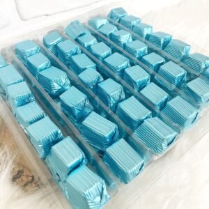 Oluklu Kayısı Dolgulu Çikolata [ Mavi ]