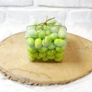 600 Gram Yeşil Renk Çikolatalı Badem Draje