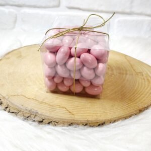 600 Gram Pembe Renk Çikolatalı Badem Draje