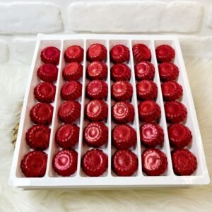 Papatya Model Kırmızı Folyolu Çikolata