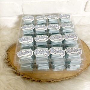 Mavi Baby Yazılı Dekorlu Çikolata