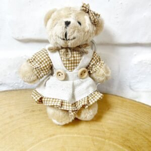 Kız Kıyafetli Ayıcık (12 cm)