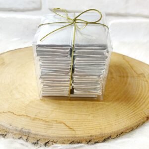 50 Adet Gümüş Madlen Çikolata