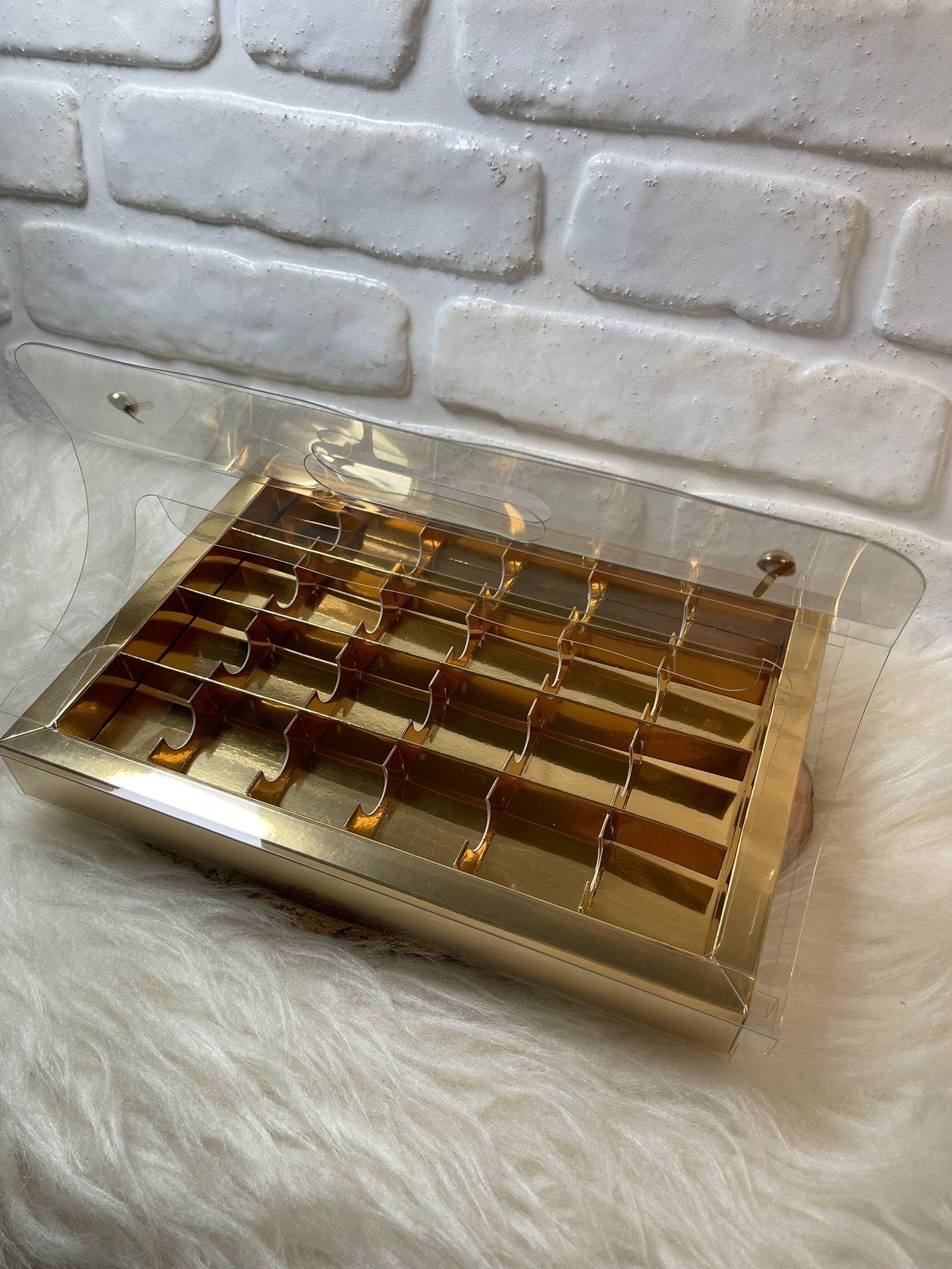 Çanta Çikolata Kutusu (Gold) - Görsel 2