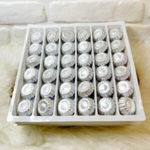 Papatya Model Gümüş Folyolu Çikolata