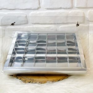 Çanta Çikolata Kutusu (Gümüş)