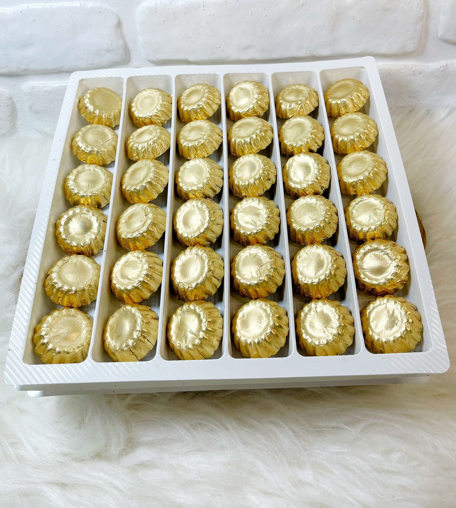 Papatya Model Gold Folyolu Çikolata