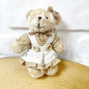 Kız Kıyafetli Ayıcık (12 cm)