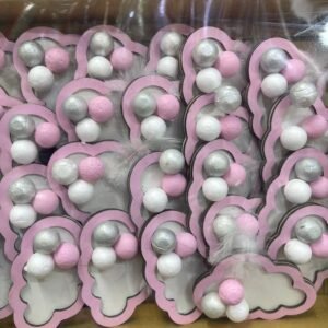 10 adet Pembe Bubble Bulut Magnet Hediyelik