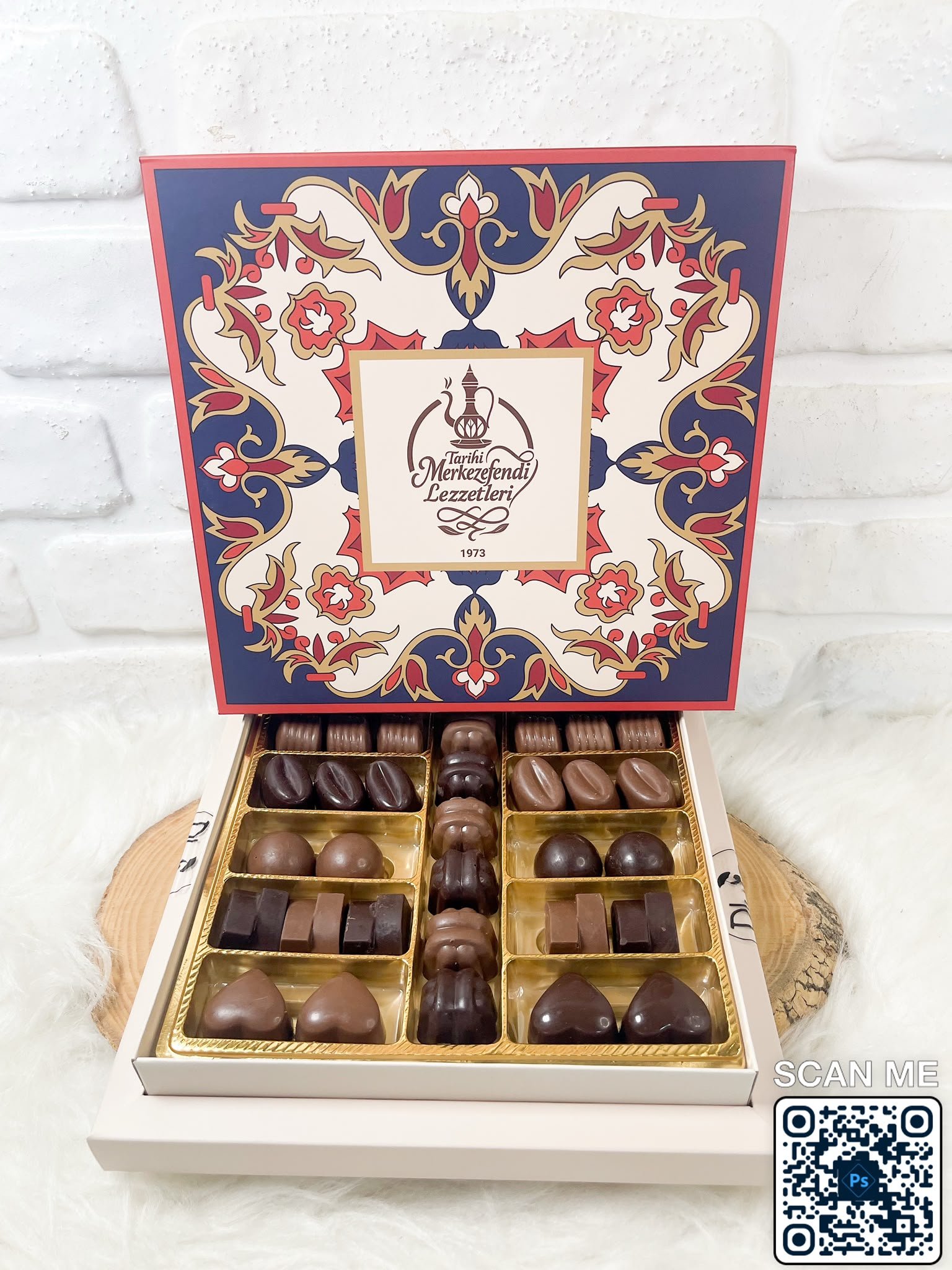 370 gr KUTULU LÜKS GERÇEK ÇİKOLATA - Görsel 2